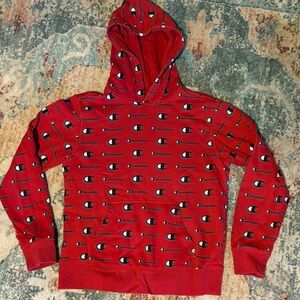 Champion Red Athletic Hoodie